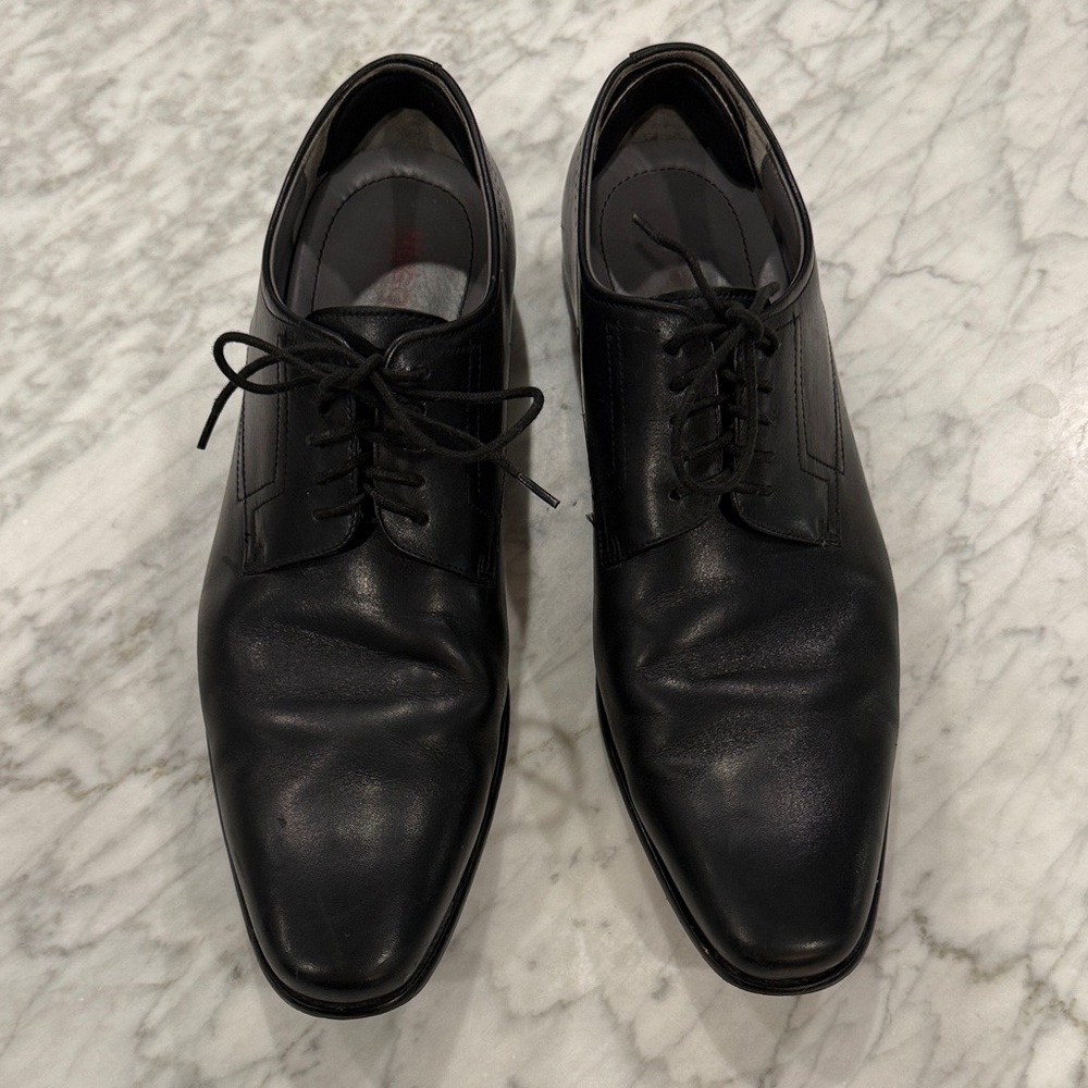 HUGO BOSS Classic Black Men's Dress Shoes